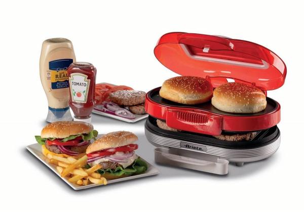Ariete Party Time Hamburger Maker 205, červený 